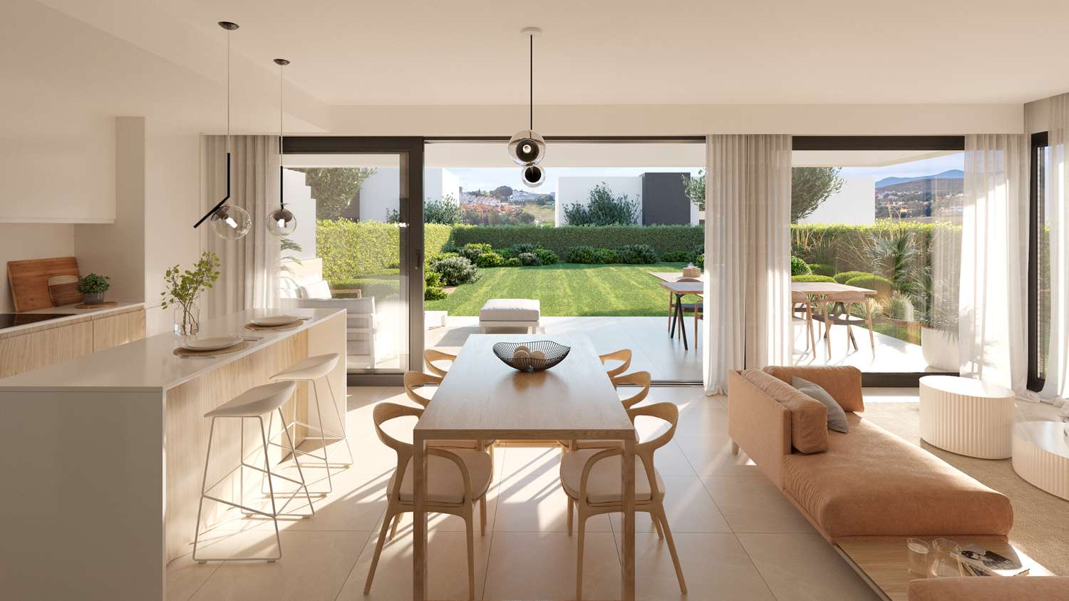 شعور رومانسي! منزل بناء جديد مع سطح مفتوح وسرداب بسعر 714000 يورو. تدفئة تحت البلاط.