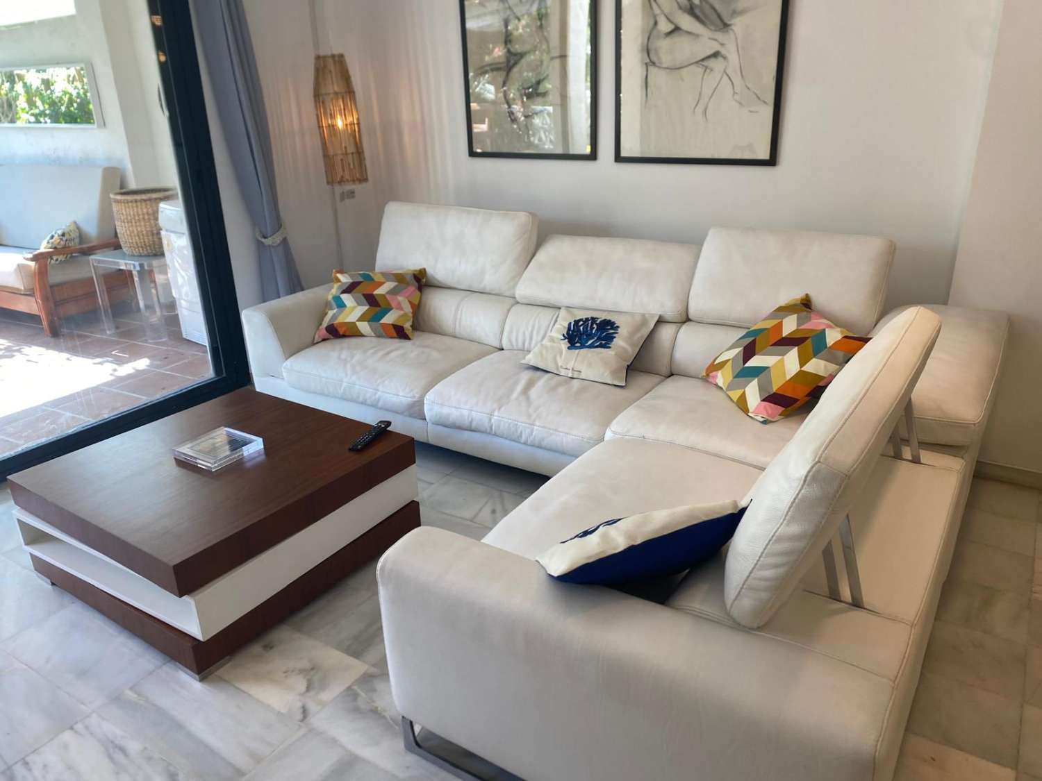 Appartement avec jardin privé. Location à long terme. Puerto Banús, Marbella.