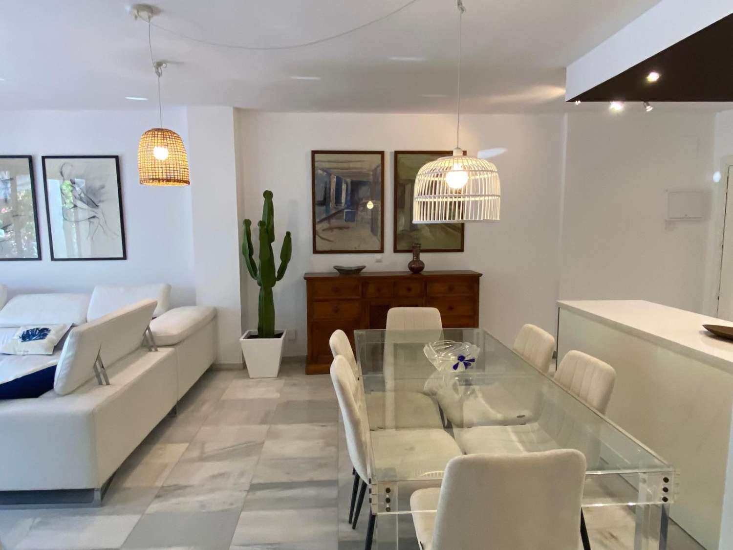 Appartement avec jardin privé. Location à long terme. Puerto Banús, Marbella.