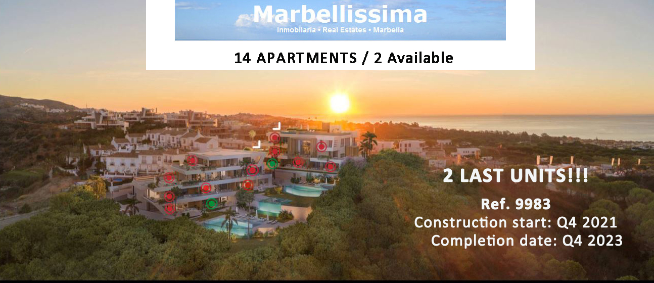 Nieuwe ontwikkeling. Vier slaapkamer appartement te koop in Cabopino, Marbella.
