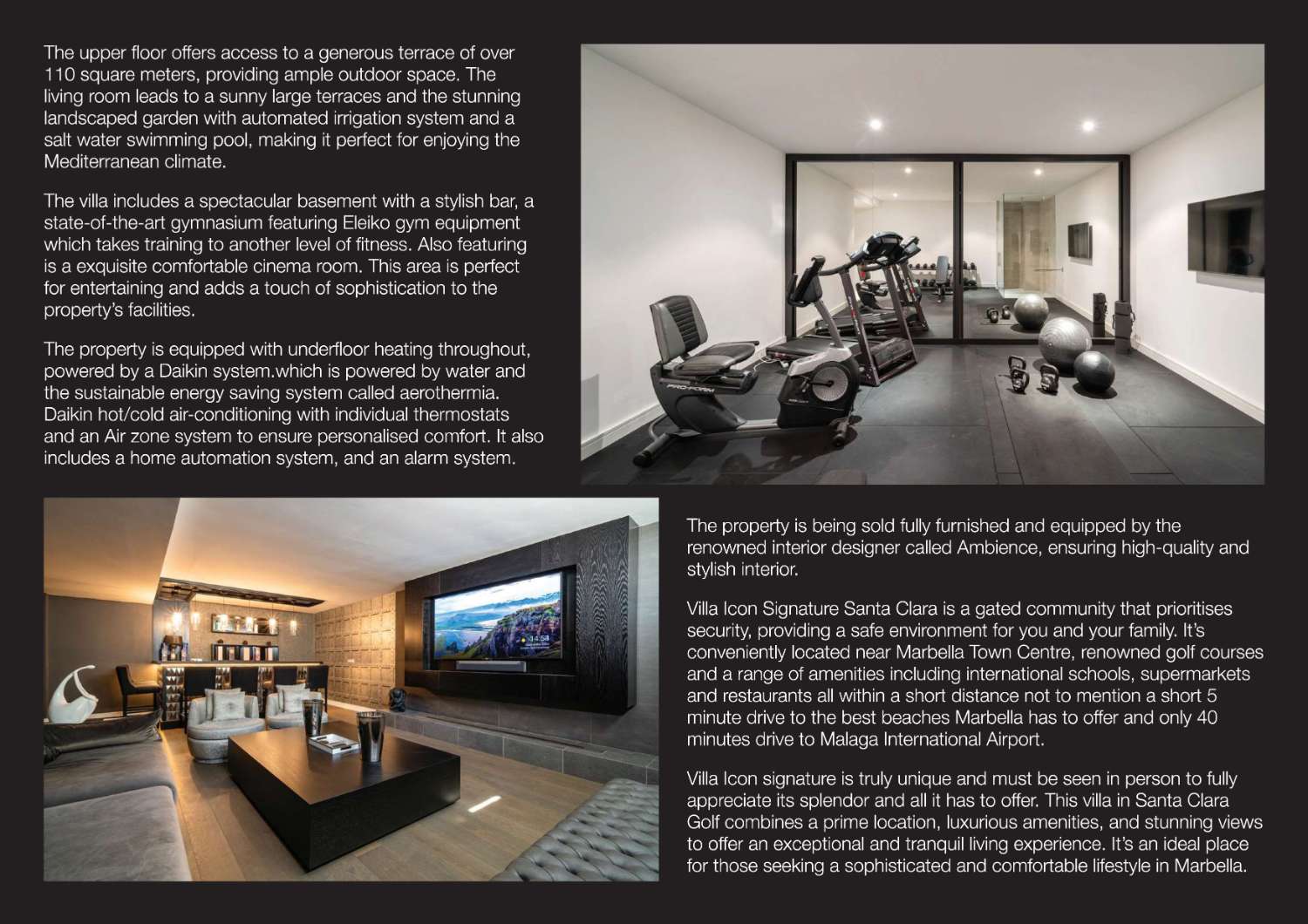 Magnificent 5 bedrooms villa in ICON Santa Clara Golf, enjoying spectacular sea and golf views.