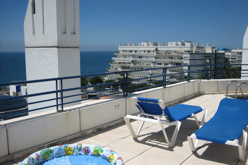 Marbella House, druhá plážová linka, výhled na moře