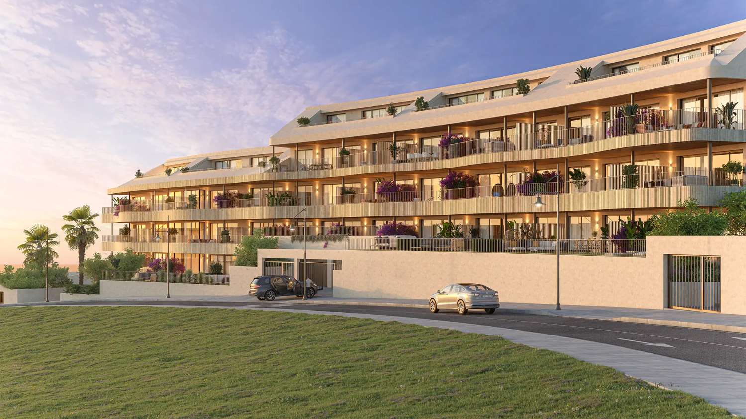 For Sale. New build apartments with 1, 2 & 3 bedrooms. Prices from €499.000. Fuengirola.