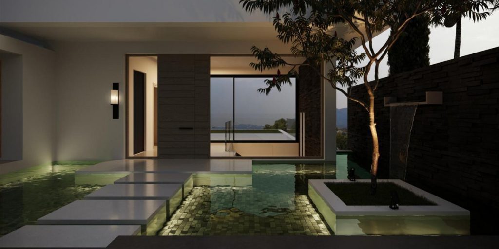 3 bedrooms, 3 bathrooms, built 740 m2. Plot 1164 m2, Sustainable Energy Homes. Go Green