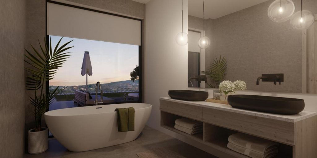 3 bedrooms, 3 bathrooms, built 740 m2. Plot 1164 m2, Sustainable Energy Homes. Go Green