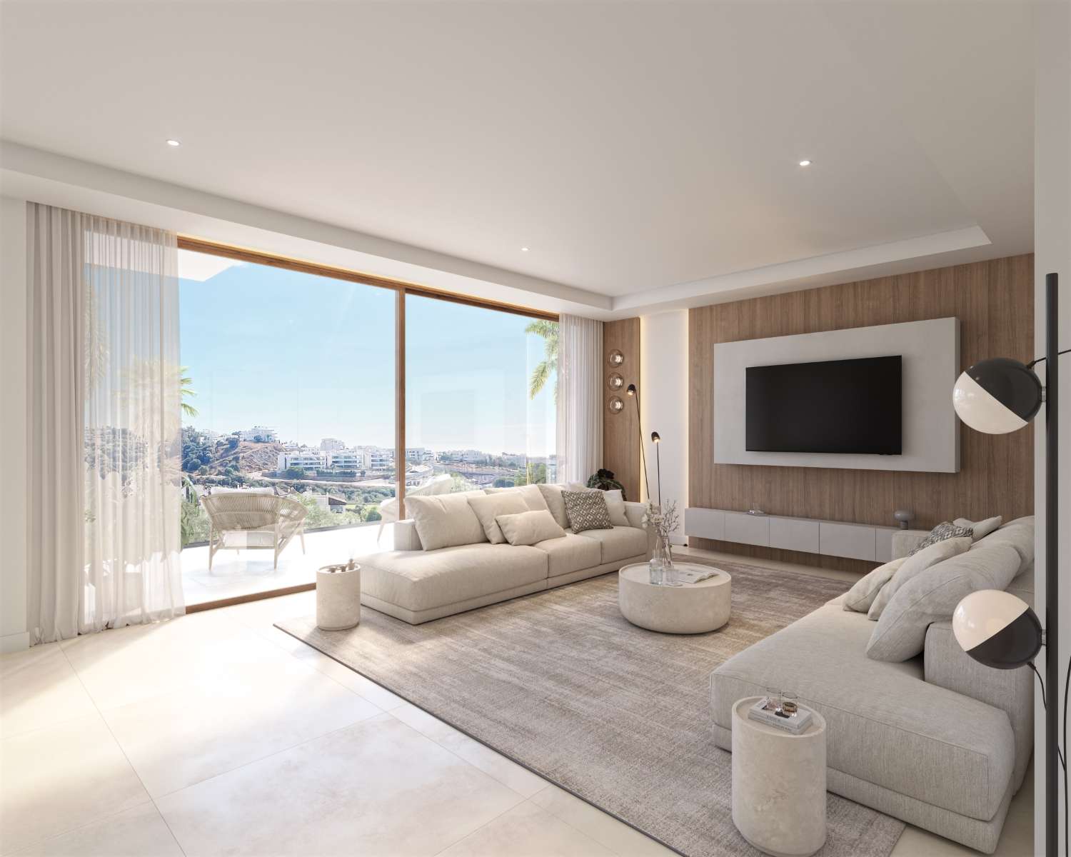 Villas for sale FROM €1.312.500. With 4, 5 and 6 bedrooms. On the Golf with sea views. Estepona.