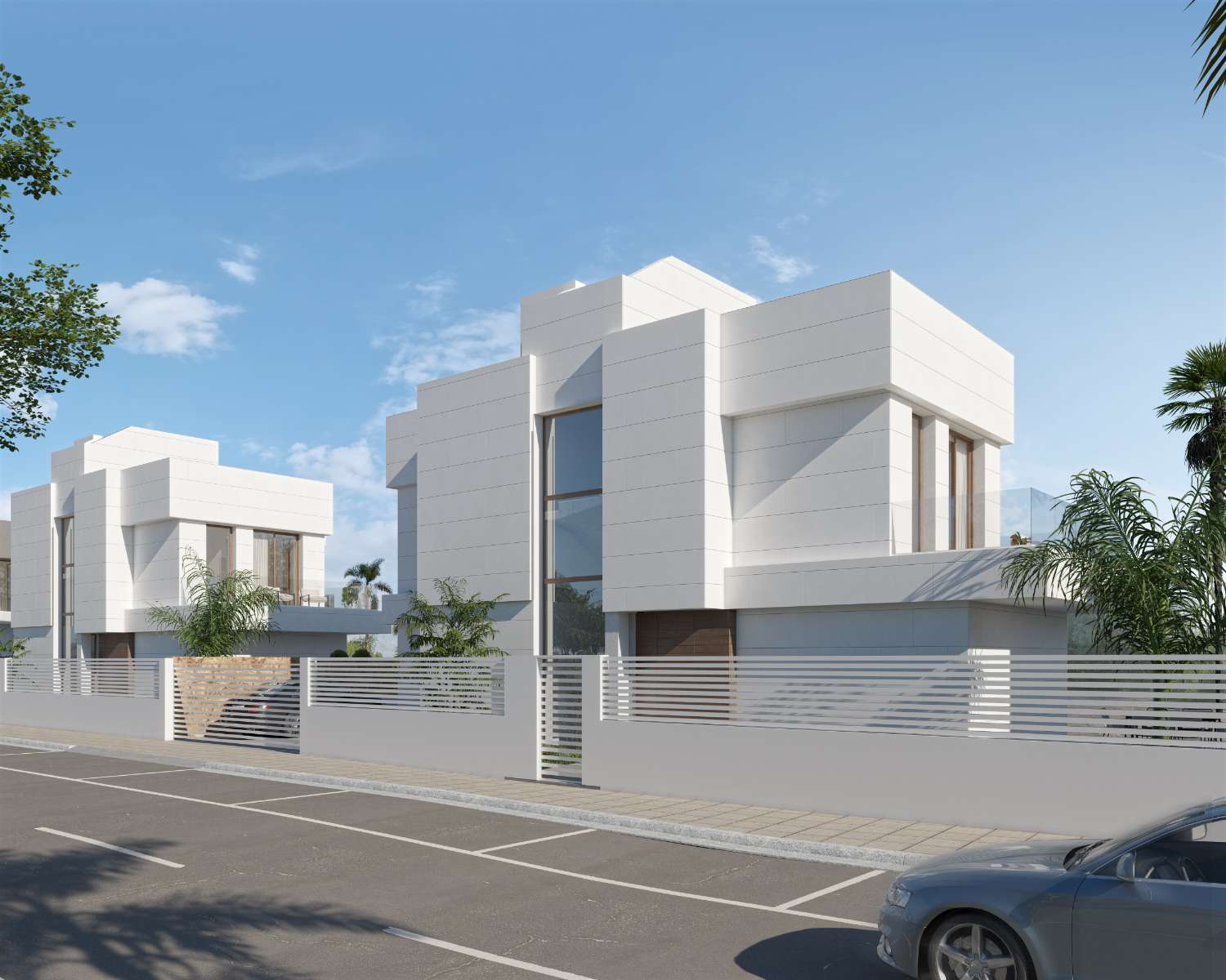 Villas for sale FROM €1.312.500. With 4, 5 and 6 bedrooms. On the Golf with sea views. Estepona.