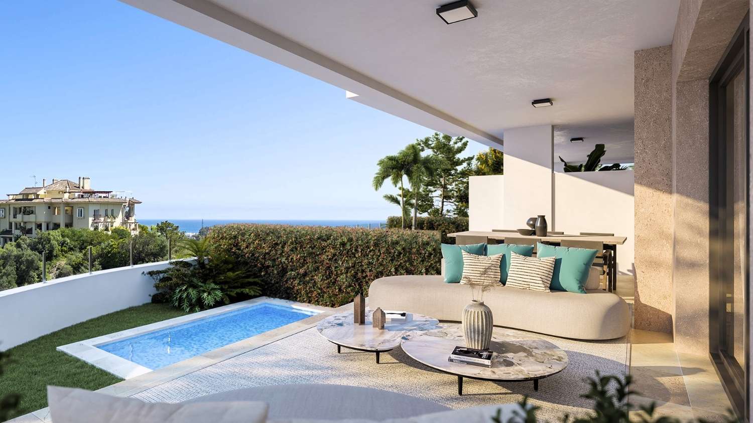 Apartments Prices from €464.000 and Semi-Detached Houses from €1.4680.000. Turnkey project. Estepona.