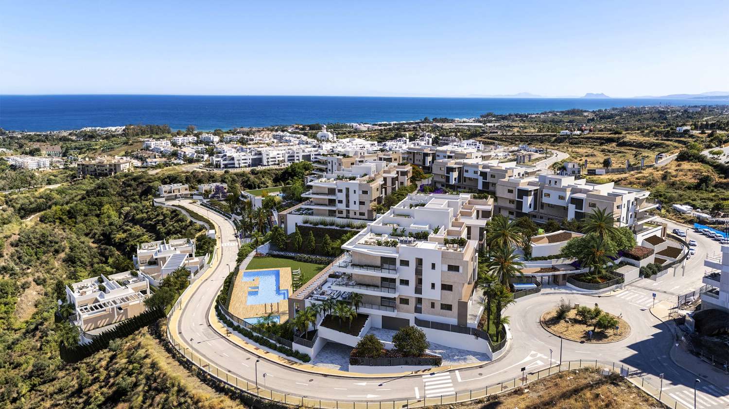 Apartments Prices from €464.000 and Semi-Detached Houses from €1.4680.000. Turnkey project. Estepona.