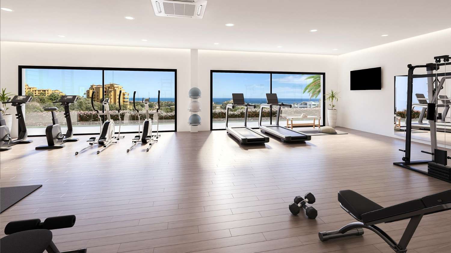 Apartments Prices from €464.000 and Semi-Detached Houses from €1.4680.000. Turnkey project. Estepona.