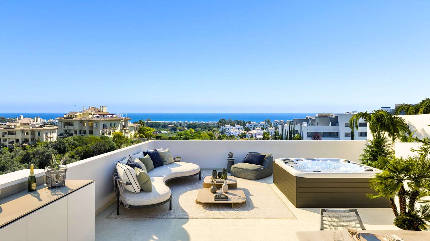 Apartments Prices from €464.000 and Semi-Detached Houses from €1.4680.000. Turnkey project. Estepona.