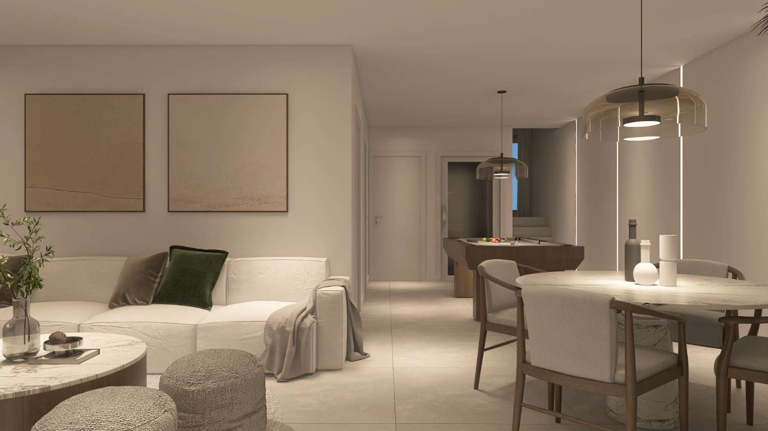Försäljningspris från €855 000. Nytt projekt med parhus och privat pool. La Cala De Mijas.