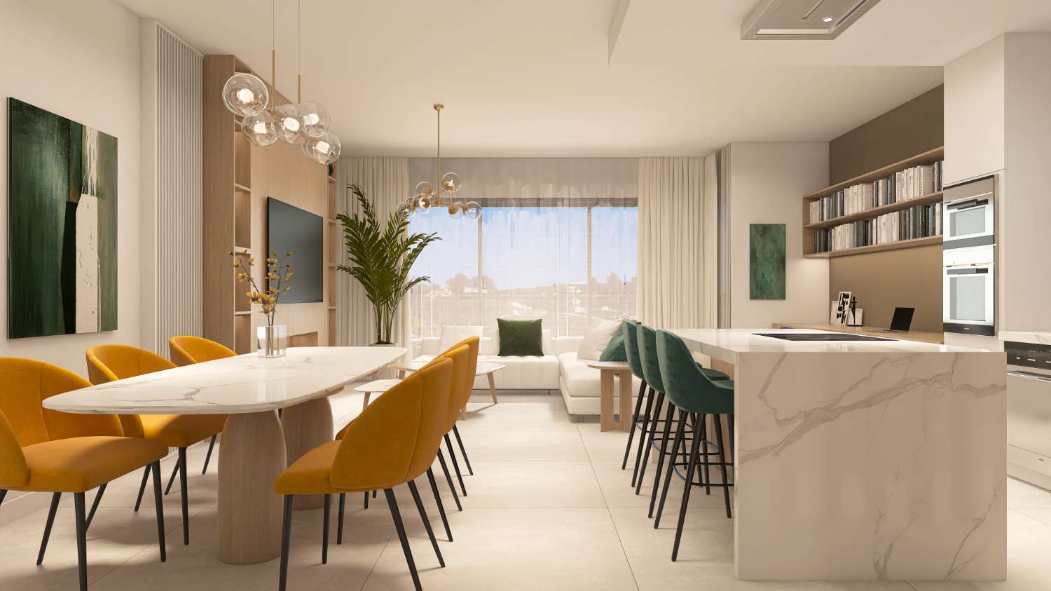Försäljningspris från €855 000. Nytt projekt med parhus och privat pool. La Cala De Mijas.