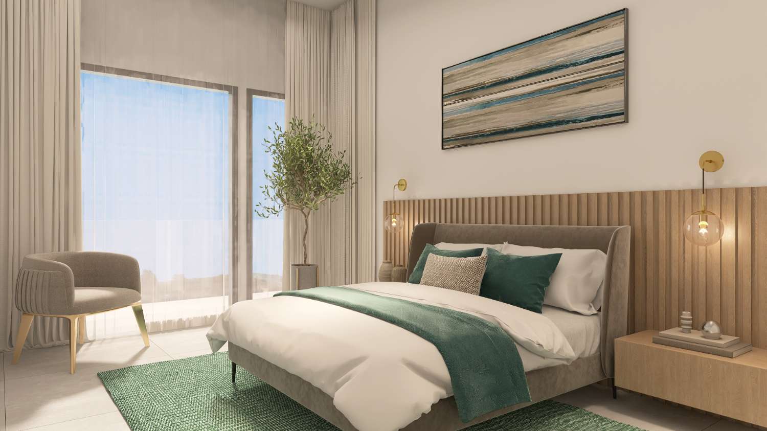 Försäljningspris från €855 000. Nytt projekt med parhus och privat pool. La Cala De Mijas.