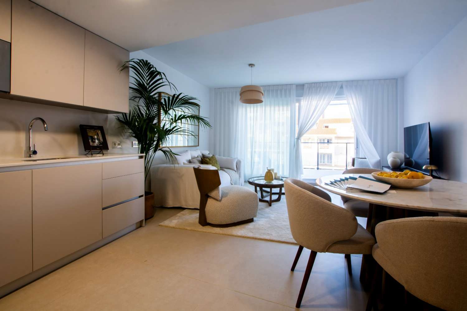 Get FREE this Modern furniture package deal, when buying this New Penthouse. Manilva.