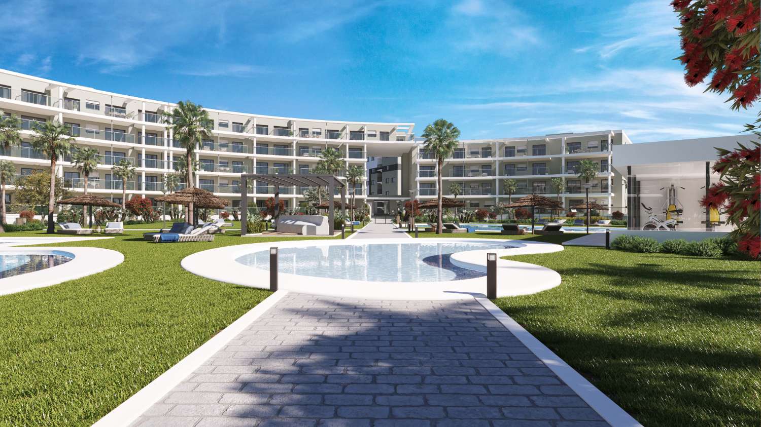 Get FREE this Modern furniture package deal, when buying this New Penthouse. Manilva.