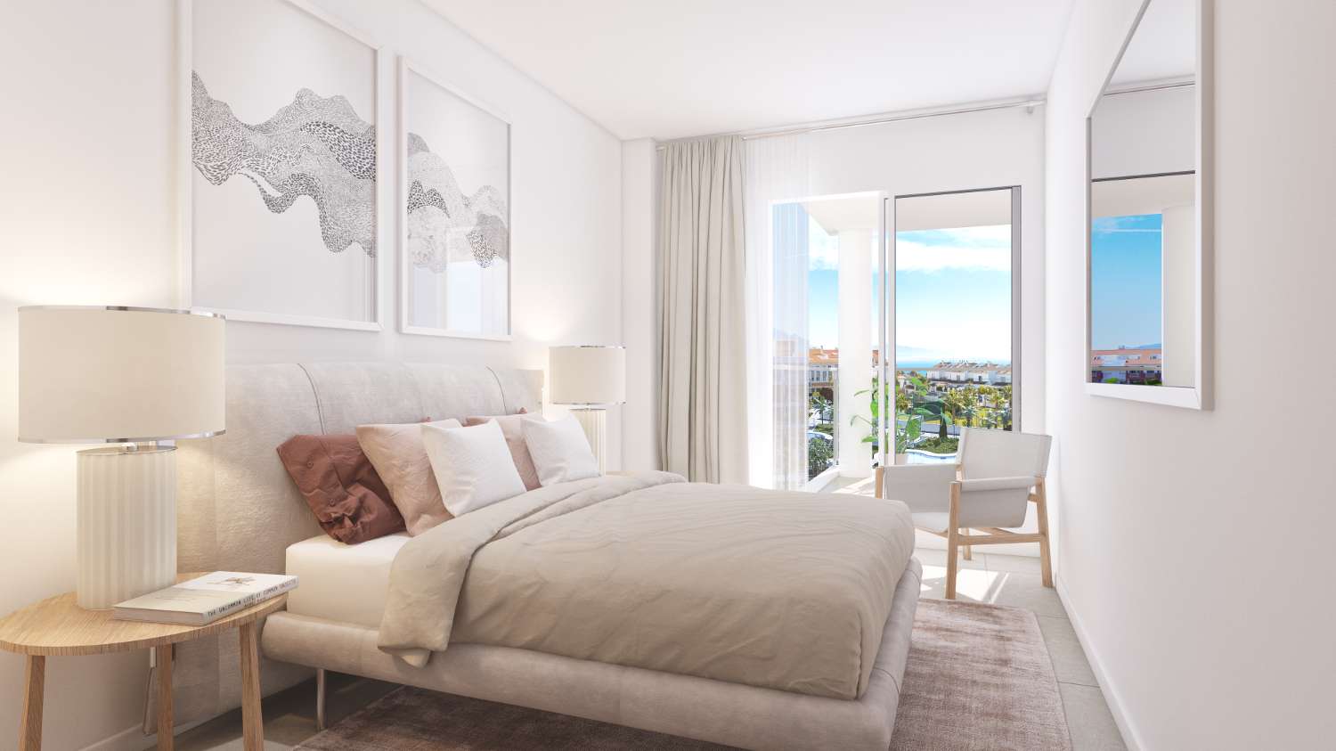Sale prices from €320,000, Apartments and penthouses with 2 and 3 bedrooms. Under construction. Manilva.