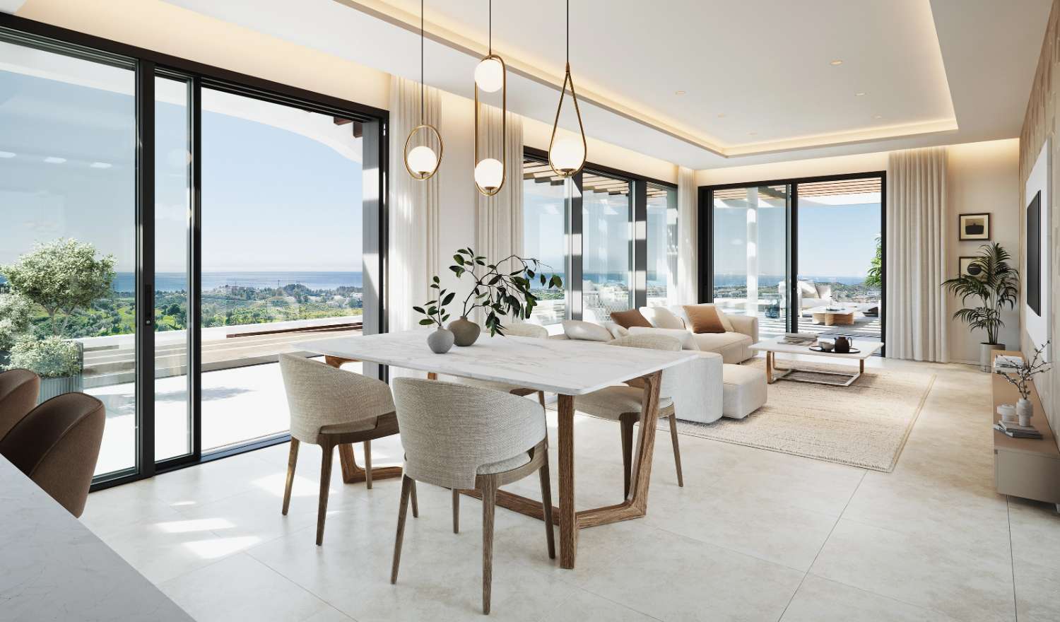 Selling price from €390,000. Apartments from 1 to 4 bedrooms. Under Construction. First Line Golf, Mijas.
