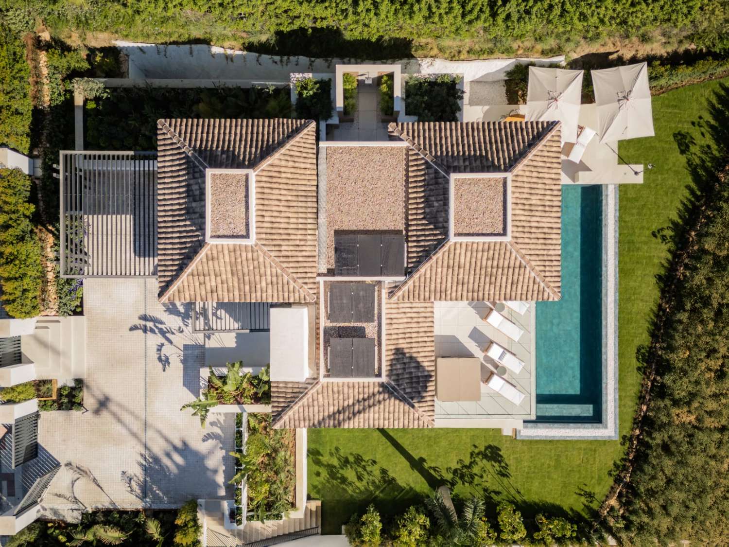 Selling Price from €4.900.000. Luxury villa on the Golden Mile, Marbella. New development.