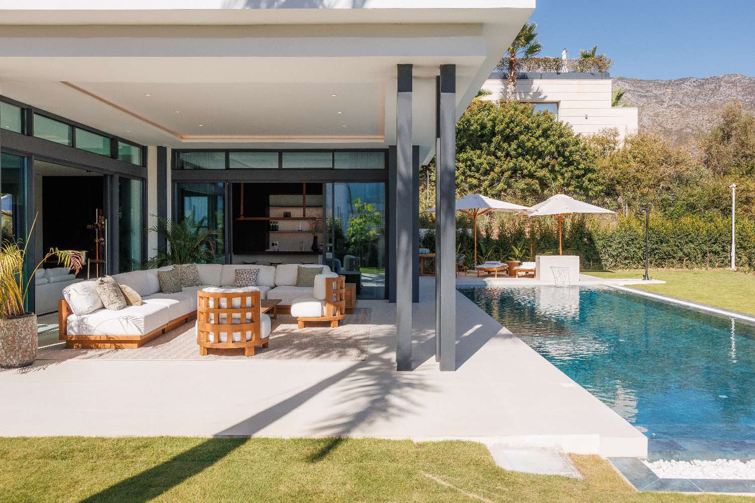 Selling Price from €4.900.000. Luxury villa on the Golden Mile, Marbella. New development.