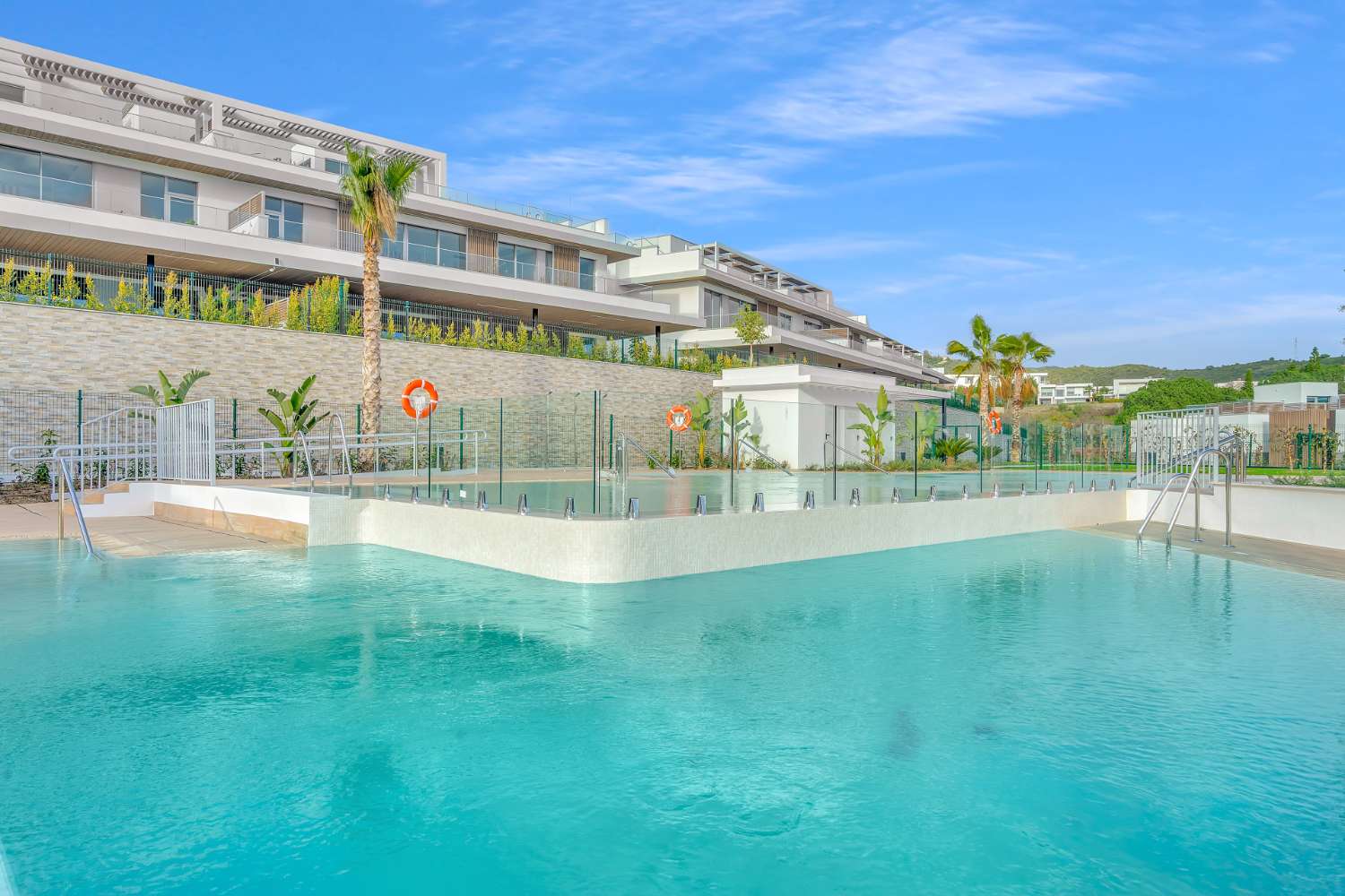 For sale, luxurious garden apartment with private pool, with 4 bedrooms, in Marbella East.