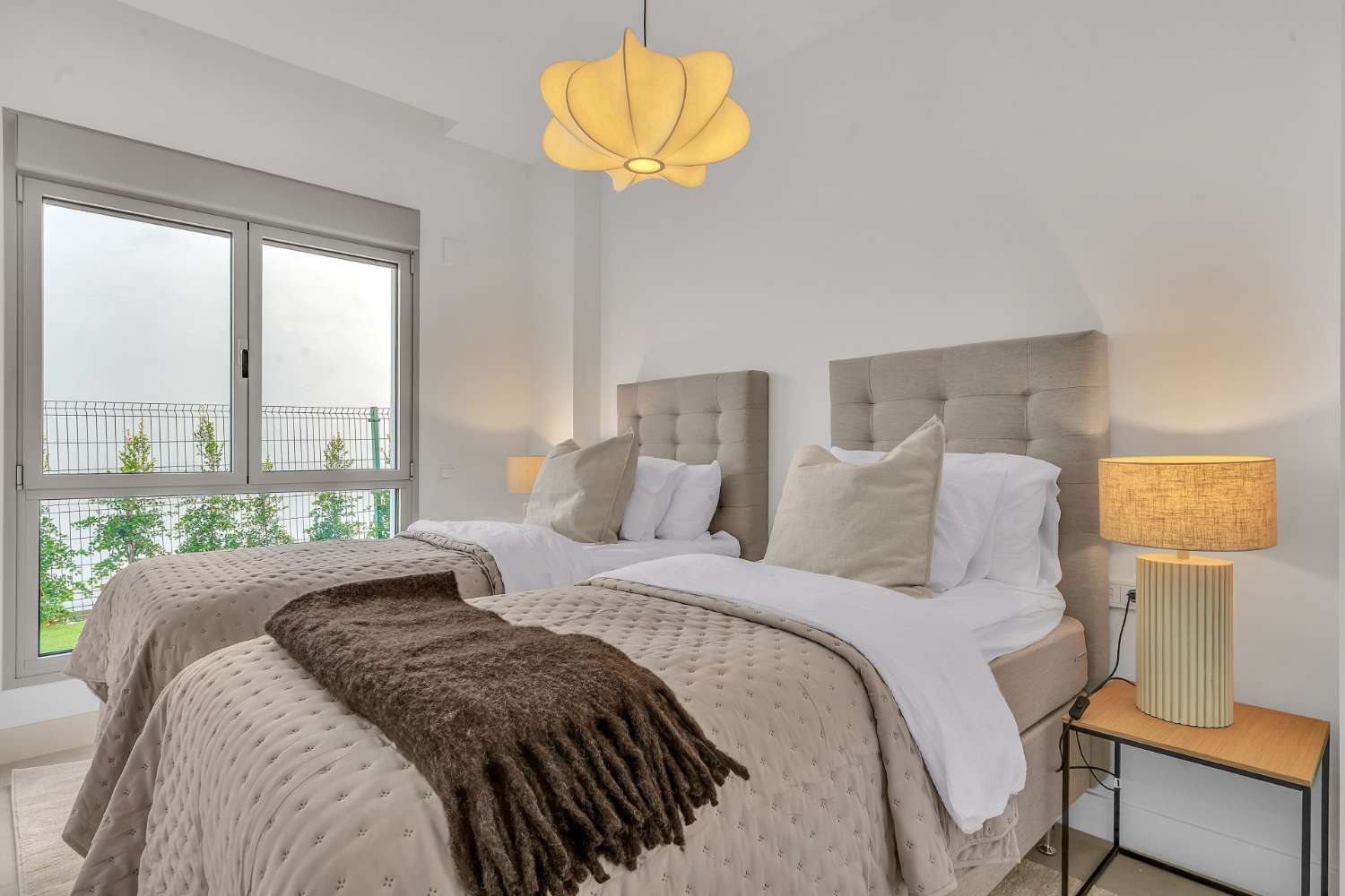 For sale, luxurious garden apartment with private pool, with 4 bedrooms, in Marbella East.