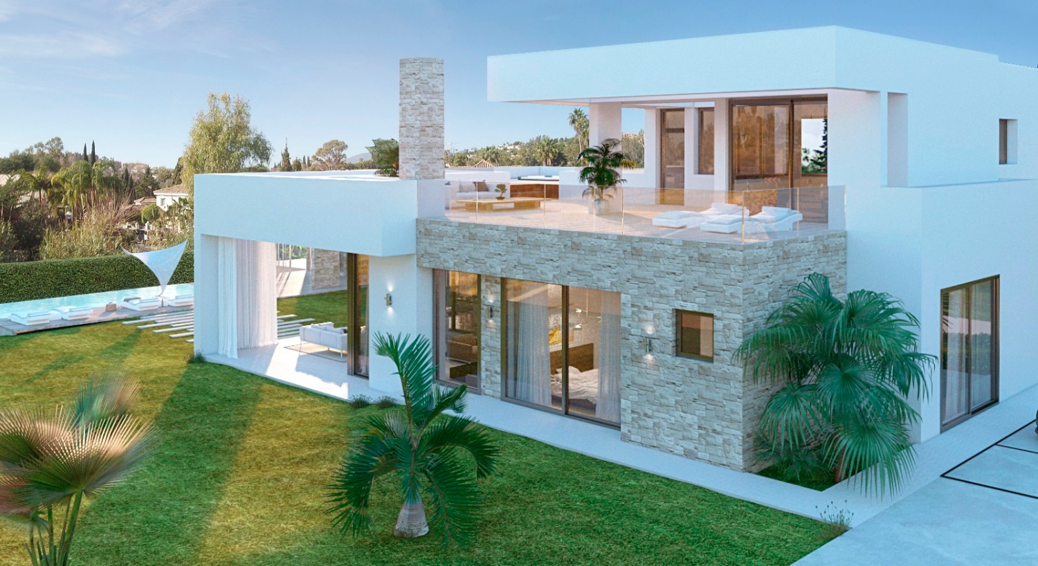 Una casa capolavoro con licenze di costruzione complete e soddisfare tutti i requisiti ambientali sul posto.