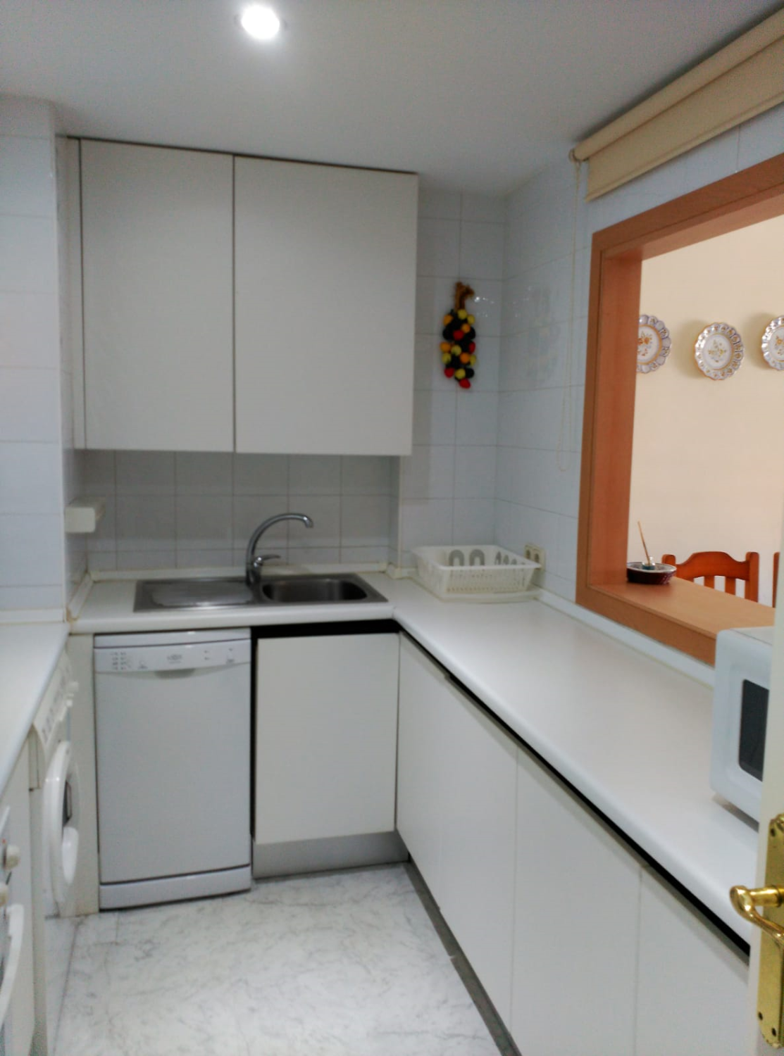 Steps from the beach and all kinds of services and entertainment. Fifth floor 2 bedrooms. Puerto Banus