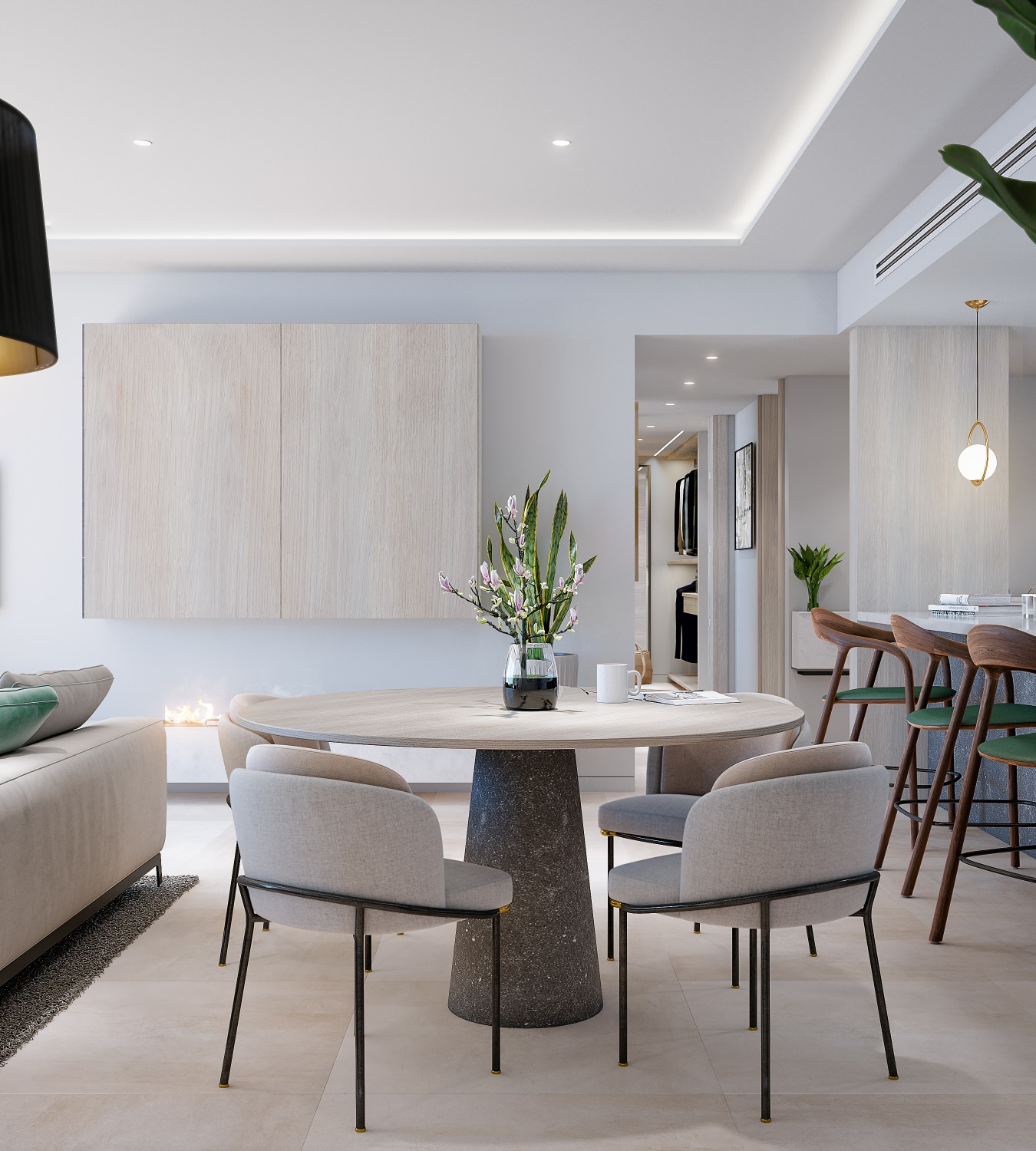 A vendre, Appartements à partir de 659 000 €. Pré-installation pour chargeur de voiture électrique. À Fuengirola.