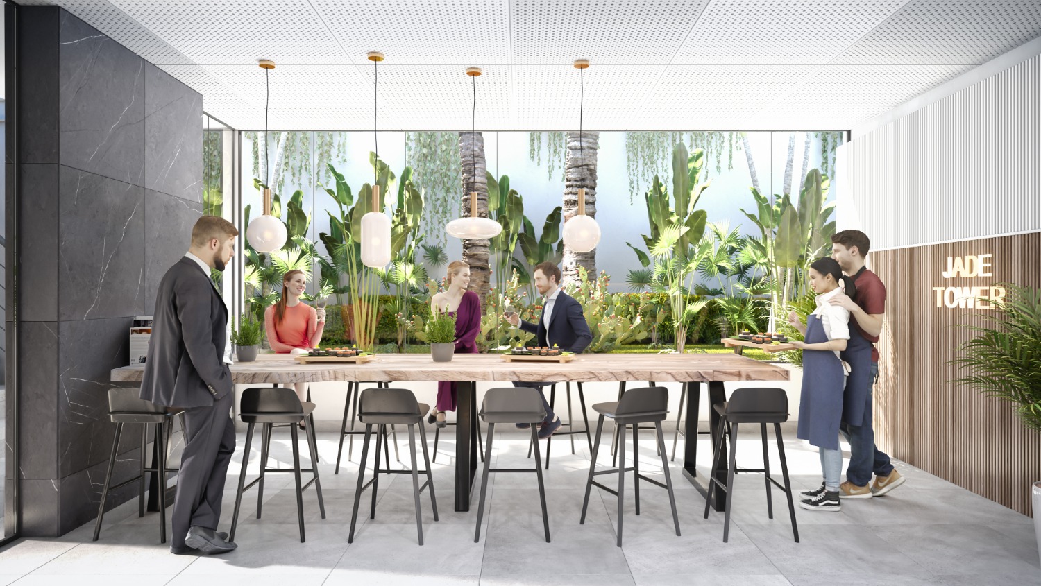 A vendre, Appartements à partir de 659 000 €. Pré-installation pour chargeur de voiture électrique. À Fuengirola.