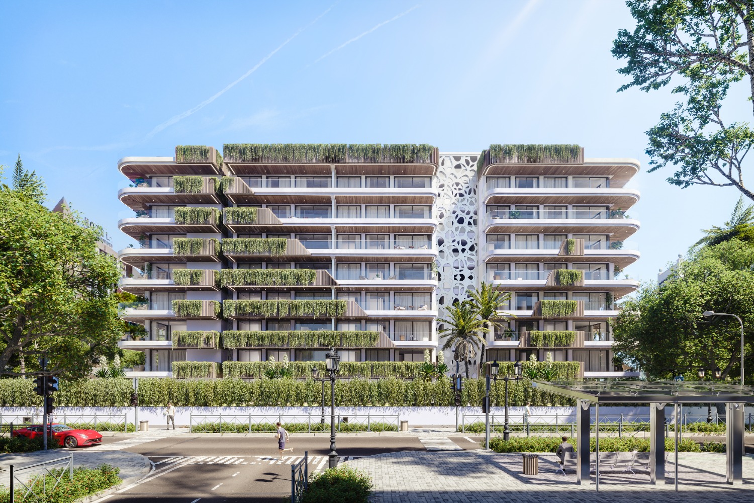A vendre, Appartements à partir de 659 000 €. Pré-installation pour chargeur de voiture électrique. À Fuengirola.