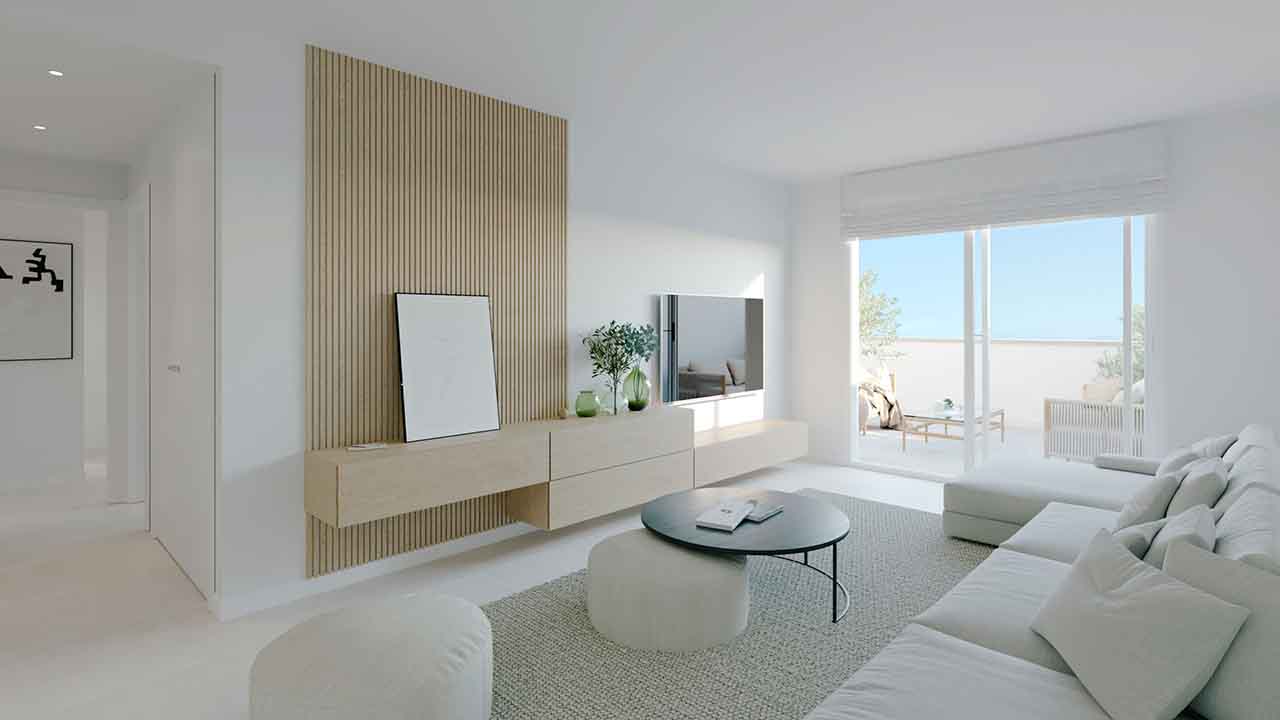 现代和功能性当代建筑的融合。 三居室的价格从 288,200 欧元到 394,700 欧元不等。