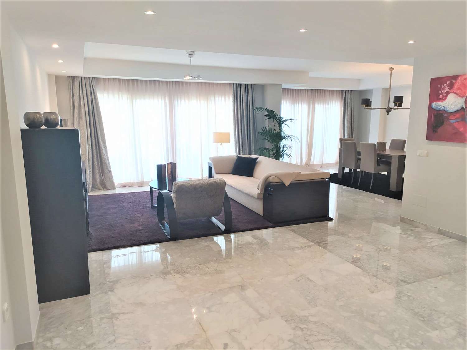 Puerto Banus, Marbella. Beachfront, Penthouse. Long-term rental.