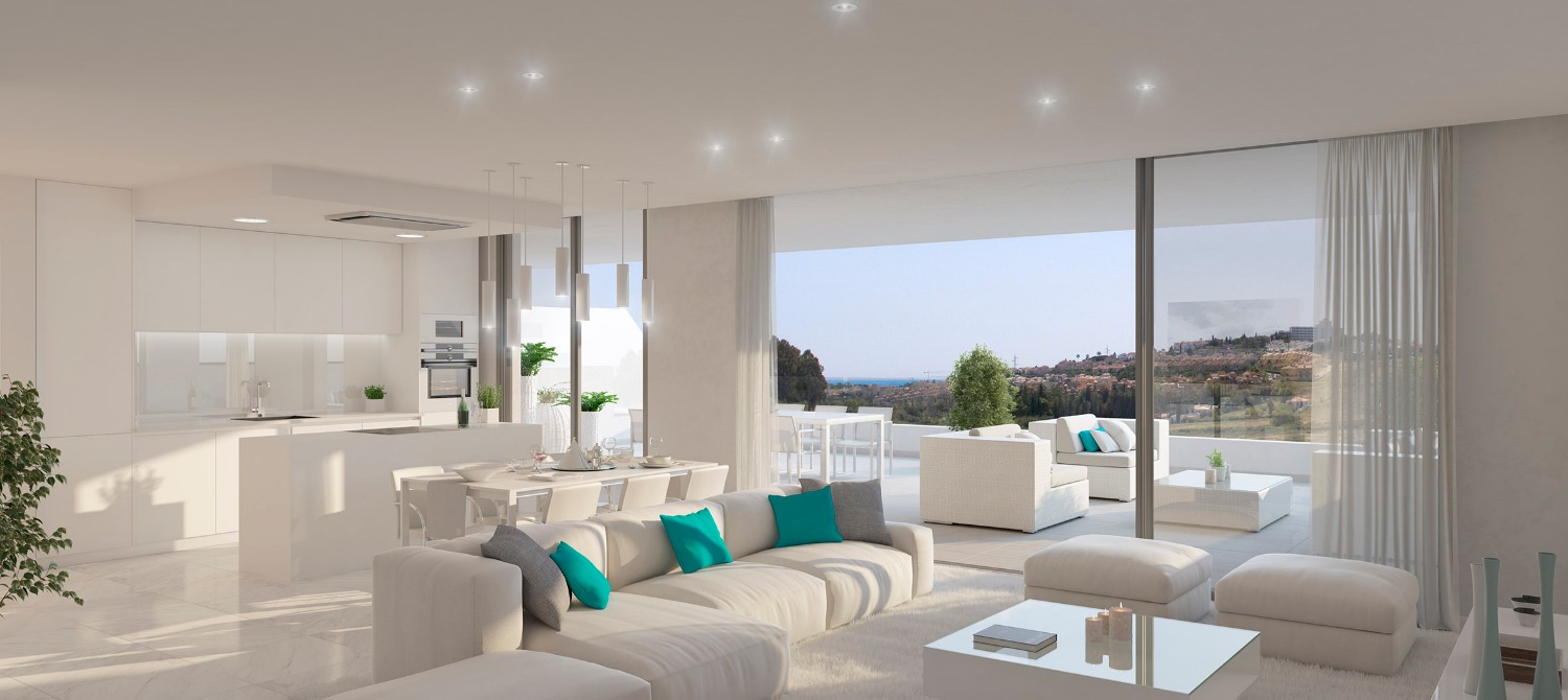 Attico con 4 camere da letto, 3 bagni, 4 garage e 1 ripostiglio.