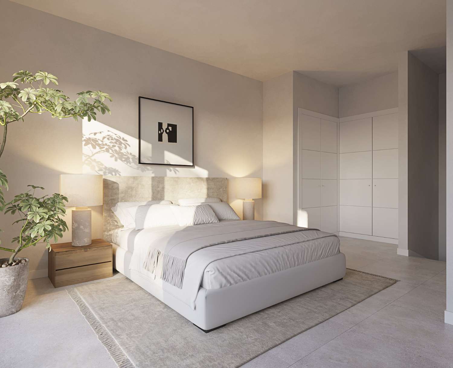 For sale. New build duplex Penthouses and ground floor with garden. Prices from €370.000. Casares Golf.