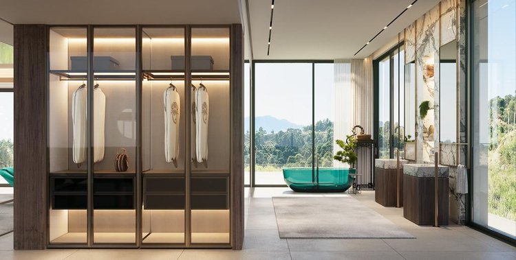 For sale. Exceptional New Build Villa. Front line golf, in Benahavis.