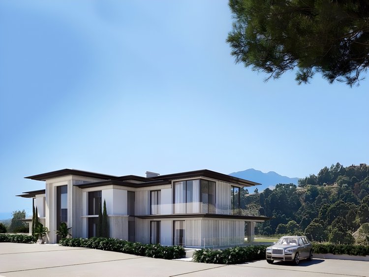 For sale. Exceptional New Build Villa. Front line golf, in Benahavis.