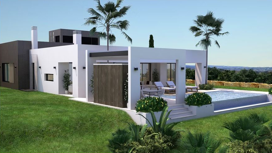 Sale price from €1.284.000 to €1.461.000. New Development with modern Villas. Mijas.