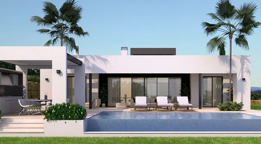 Sale price from €1.284.000 to €1.461.000. New Development with modern Villas. Mijas.