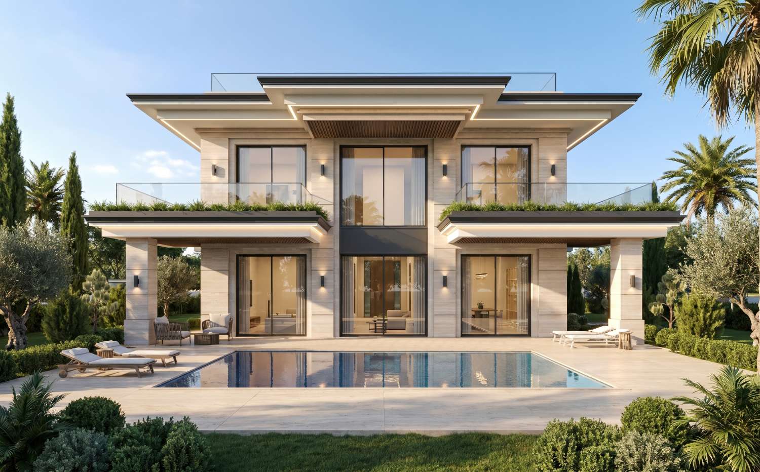 Starting Price from €1.650.000, Luxury villas with private pool, Turnkey project In Benahavis.