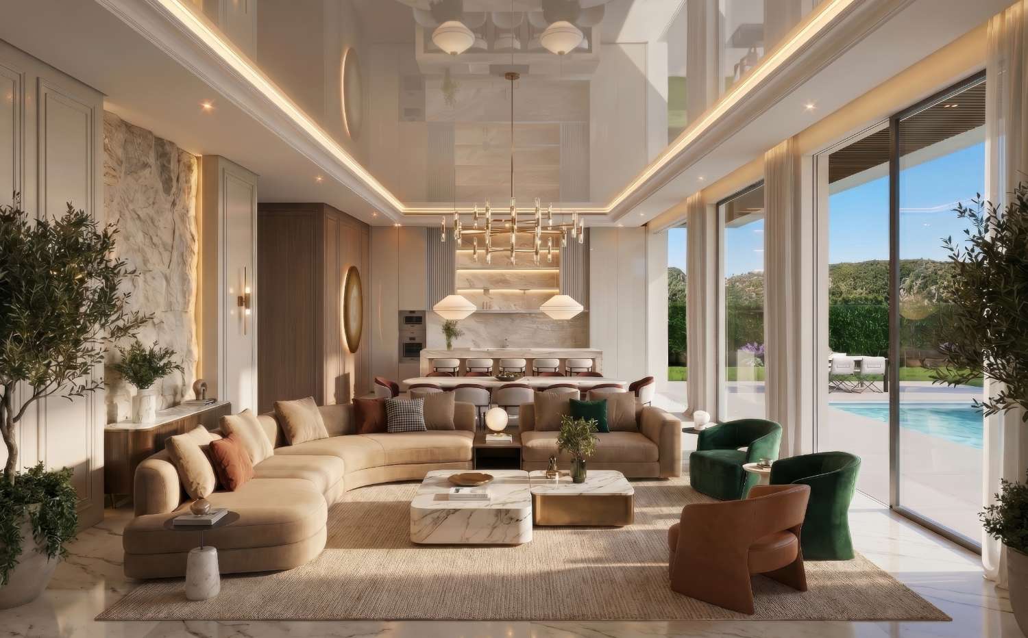 Starting Price from €1.650.000, Luxury villas with private pool, Turnkey project In Benahavis.