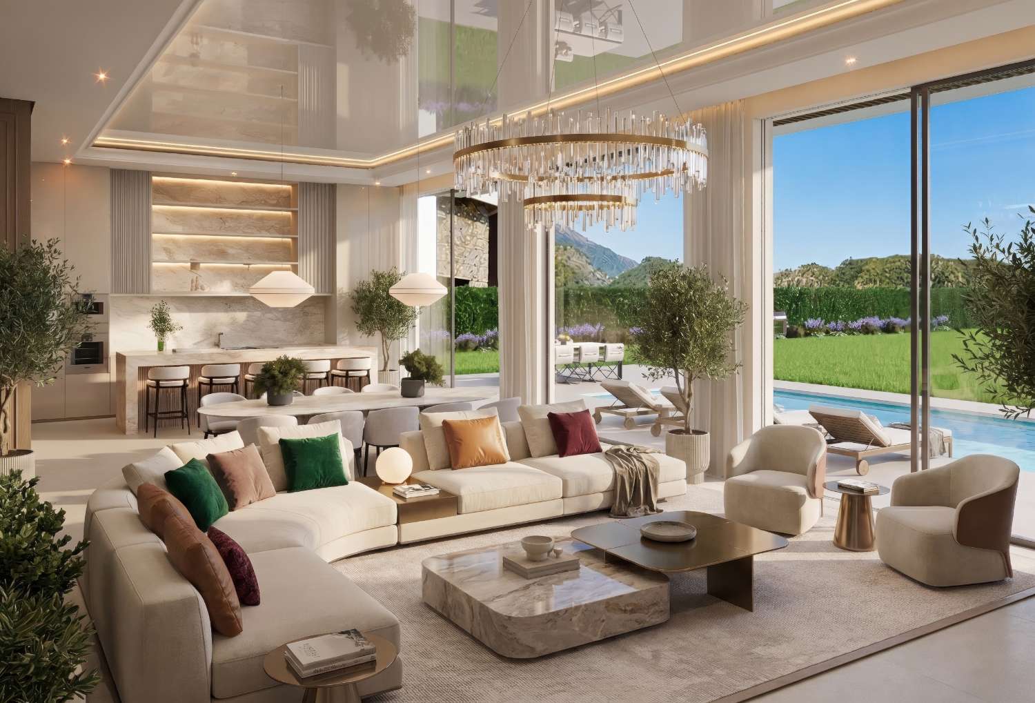 Starting Price from €1.650.000, Luxury villas with private pool, Turnkey project In Benahavis.